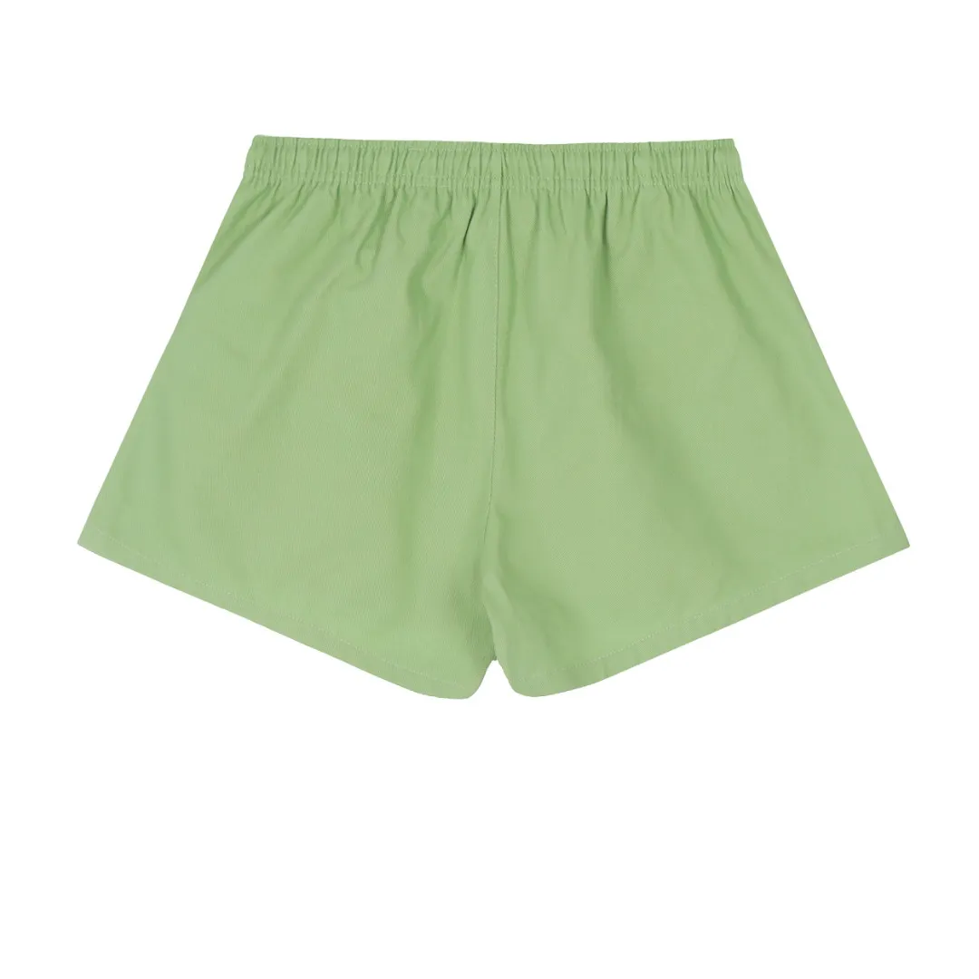 🅿️156 "Top Quality" Style No.: D001# [Ralph Lauren Paul small label war horse basic women's shorts] ✅Slim and sexy slim-fitting style for hot girls to show off the figure. Ten colorful colors. ✅Summer fresh, classic and versatile drawstring basic classic shorts. ✅Lazy style must-have item. The upper body has a fresh feeling. ✅Pure cotton twill wash, fermentation wash treatment, retro and texture. ✅Specially for platform live broadcast. Wholesale entities. Summer running style ✅Simple and easy to match, light American style, super great ✅Summer standard, small and sexy is YYDS, a must for petite girls. Color: light blue white dark green orange light green colored blue yellow pink khaki black Size: S-L #Elastic waistline can be stretched